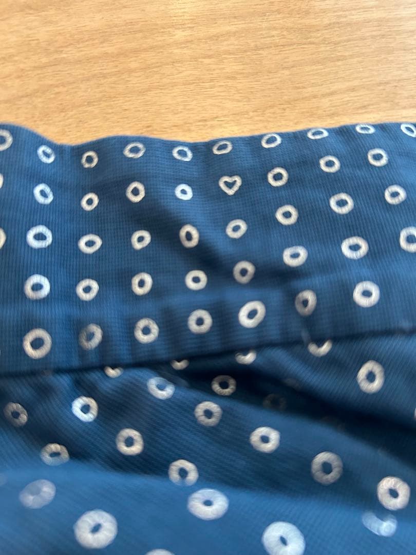 minä perhonen ドット柄 シャツ