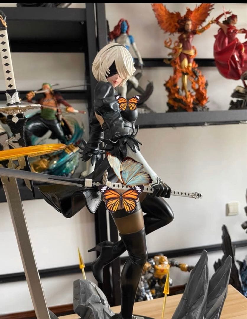 ニーア オートマタ 2B 1/4 ガレージキット ガレキ スタチュー ②⑨