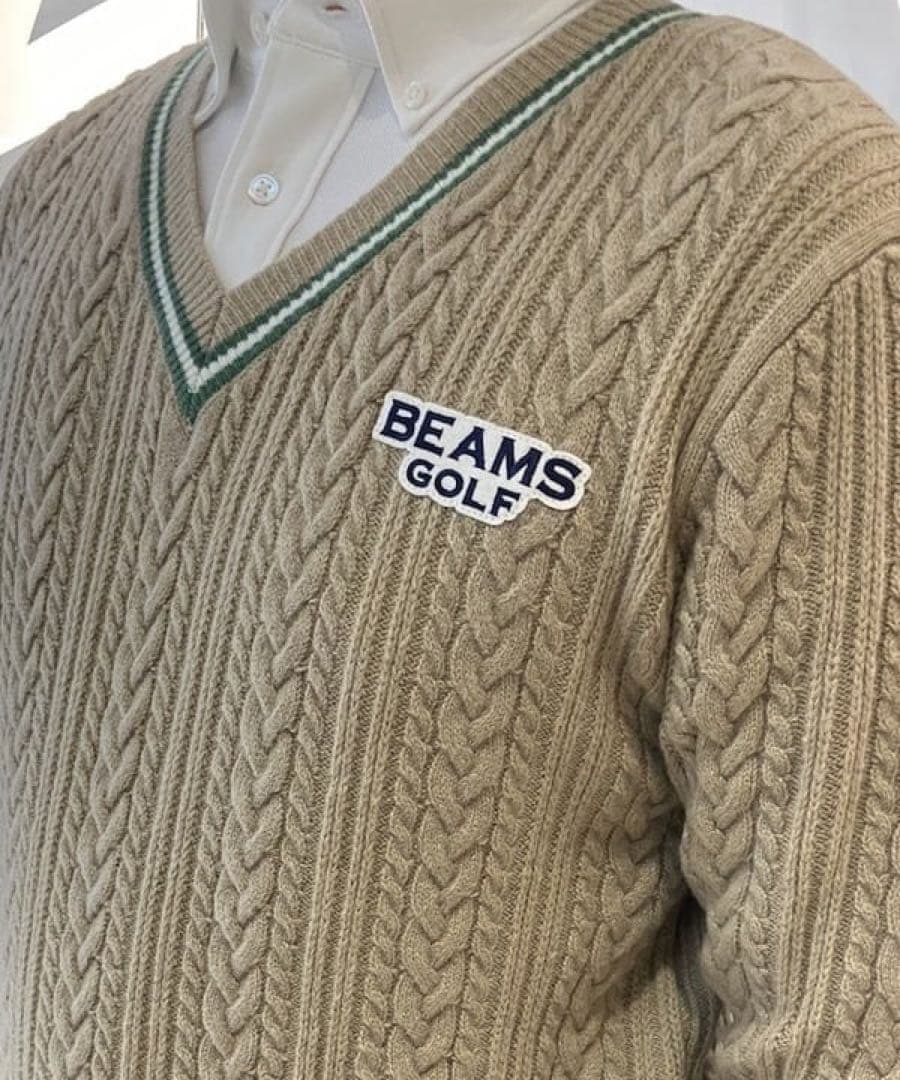 新品★BEAMS GOLF PURPLE LABEL / チルデンニットＸＬ