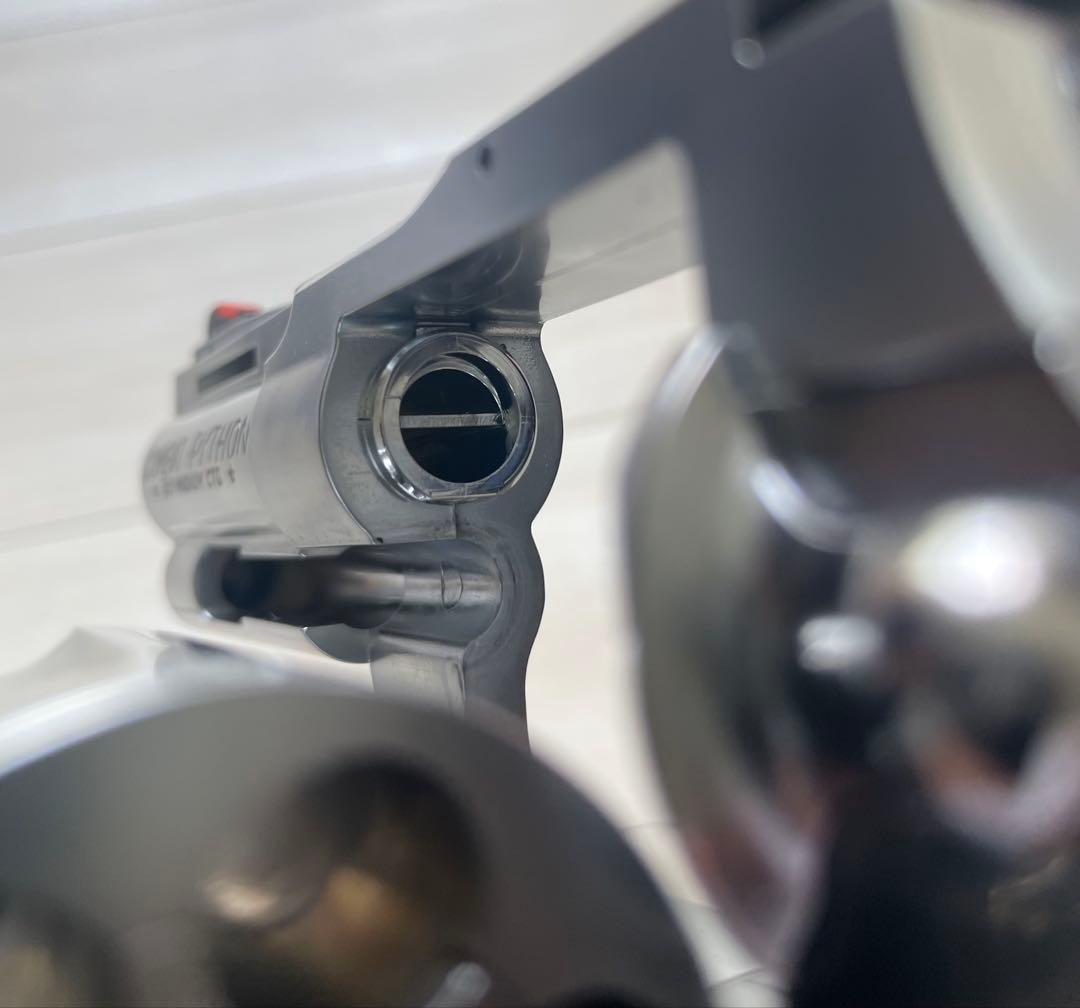 タナカコルトパイソンモデルガン 3インチRモデルステンレスフィニッシュ未発火