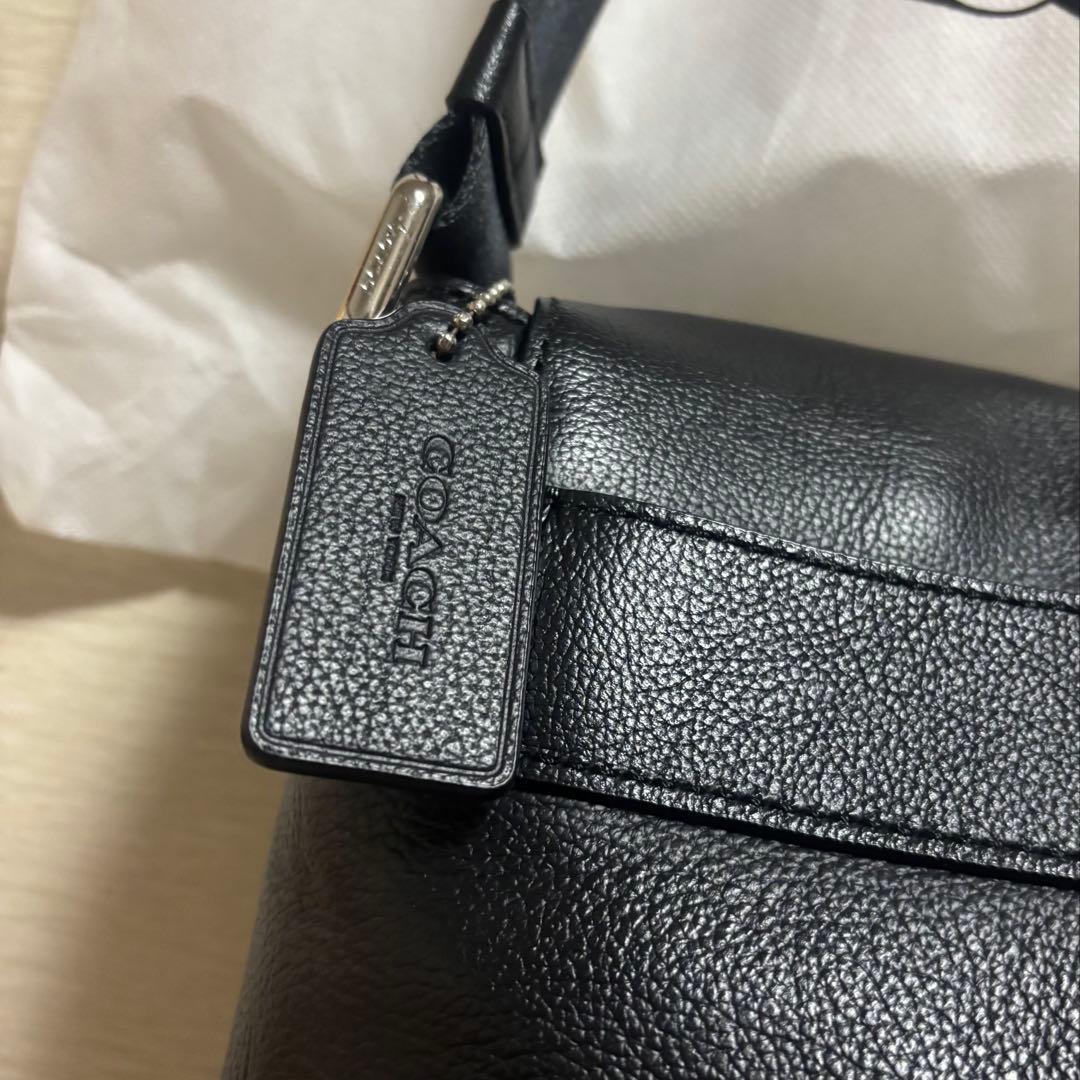 COACH ショルダーバッグ レザーバッグ 黒