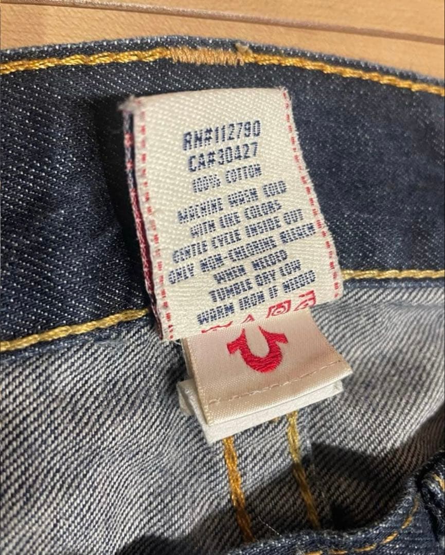正規品True Religion ストレートデニム スケーター swag