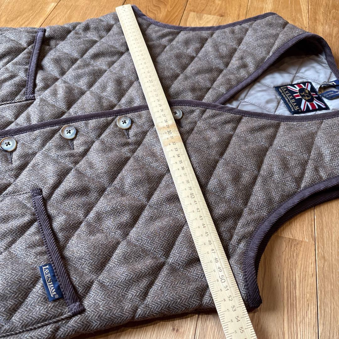 【希少】 ラベンハム　キルティングベスト（ウール）　定価35,000円程度