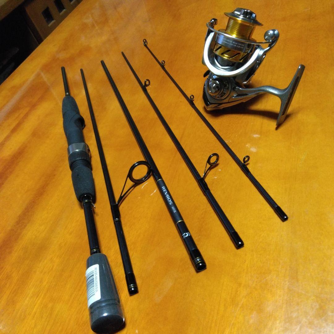 アジングロッド 　スピニングリールセット　レブロス　ロッド665UL
