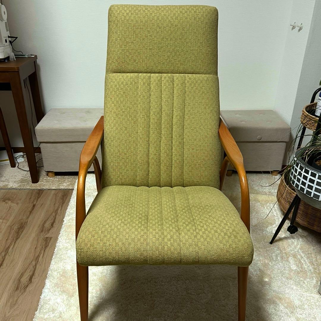 unico ハイバックチェア DOZEラウンジチェア（グリーン）