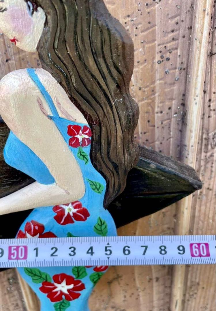 ◆Hawaiiフラガール・木製看板■TIKI、メネフネ・バー・ハワイアン