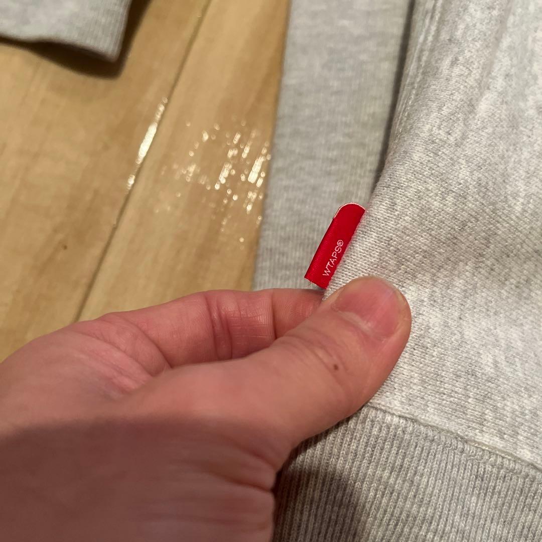 黒豆 WTAPS ダブルタップス スウェット カレッジ グレー L