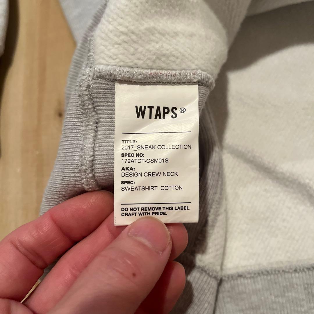 黒豆 WTAPS ダブルタップス スウェット カレッジ グレー L