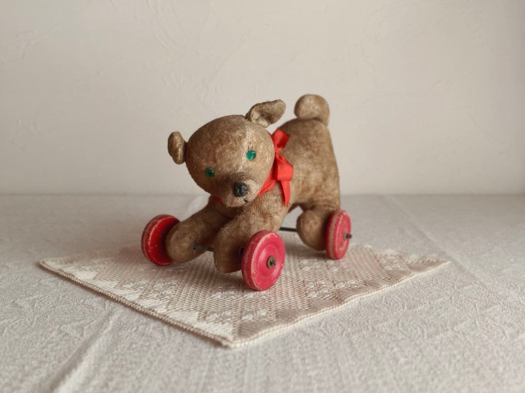 * antique toy ❀* 古い古い 玩具の ワンちゃん