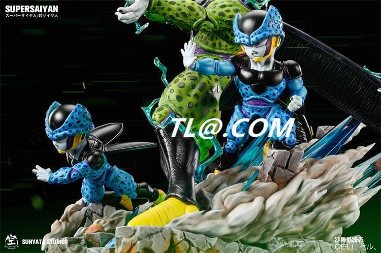 新品未開封『ドラコンボール』 　親子かめはめ波セット　ガレージキット スタチュー