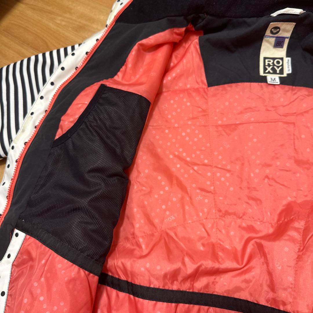 ROXY スノーボードウェア スキーウェア Mサイズ 上下、ニット帽セット