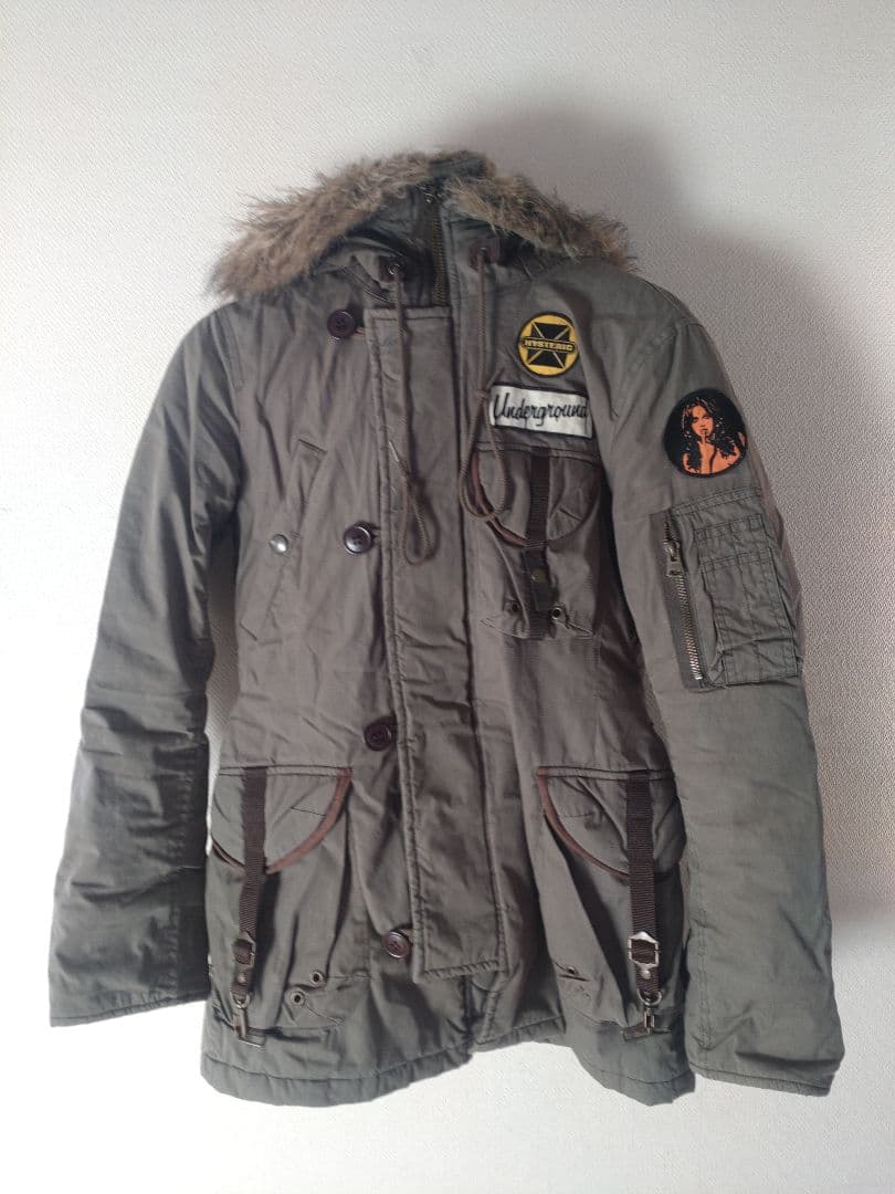 Hysteric ヒステリックグラマー　N-3B フライトジャケット　中綿