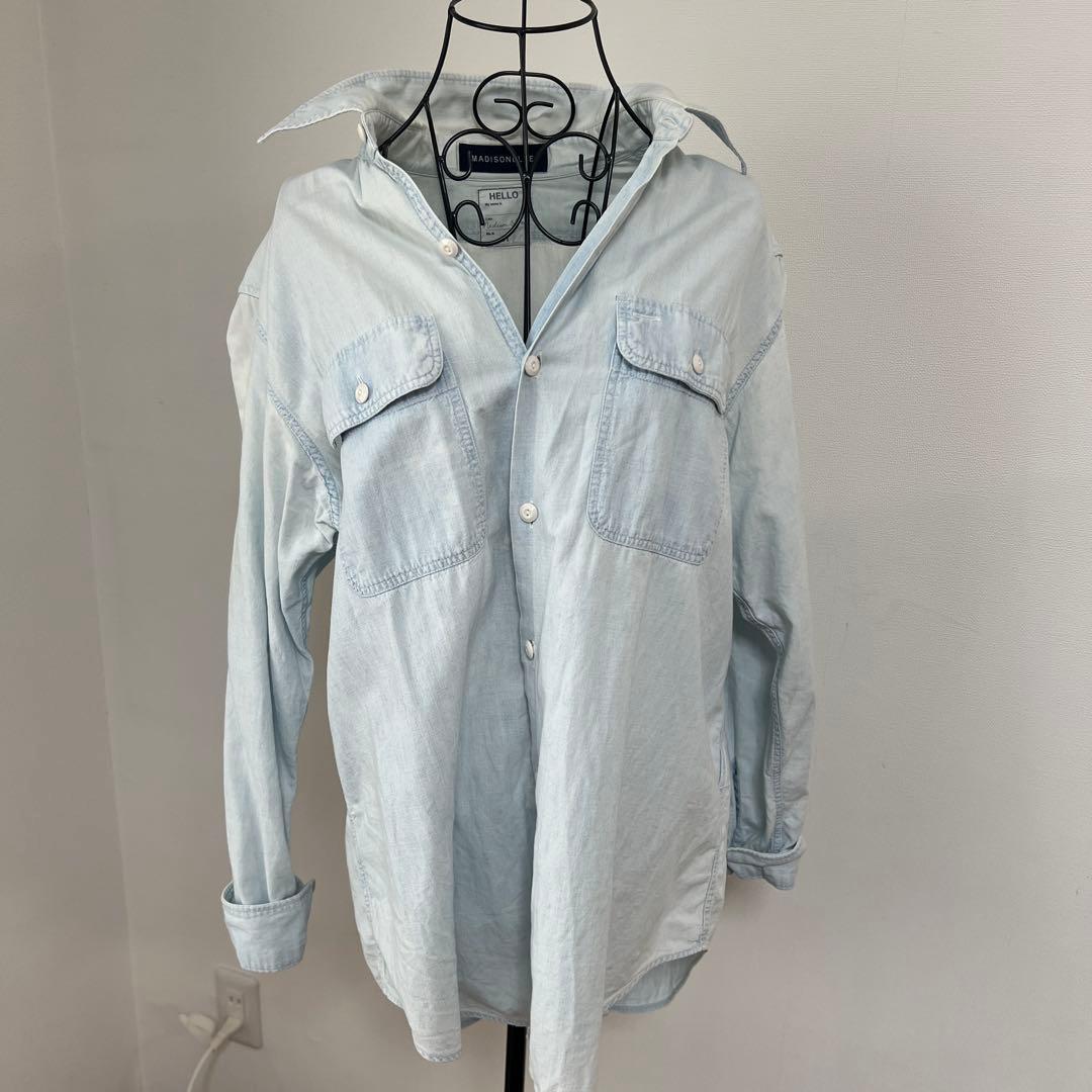 MADISONBLUE マダムワーク シャンブレーシャツ コットン
