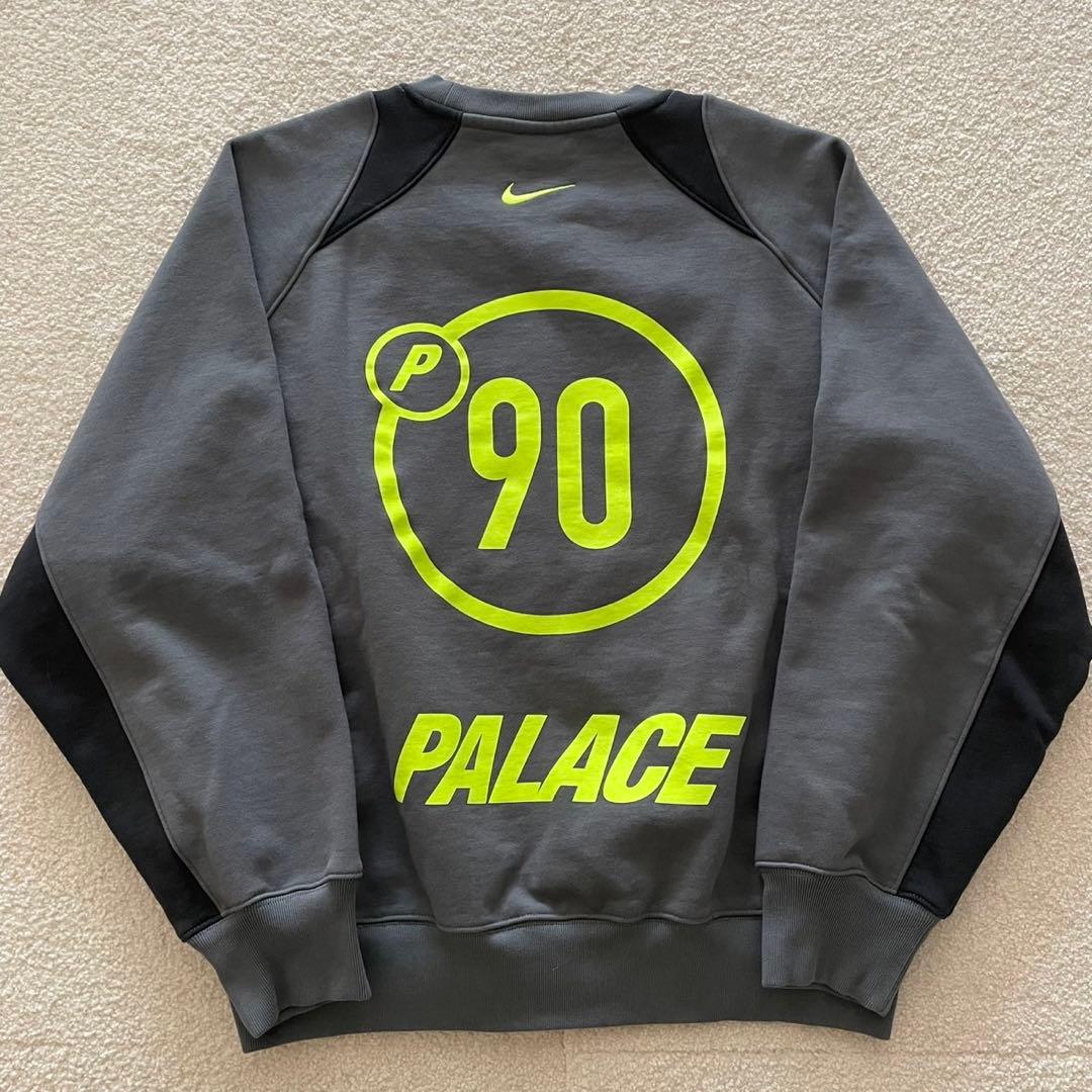 PALACE NIKE TOTAL P90 CREW グレー L