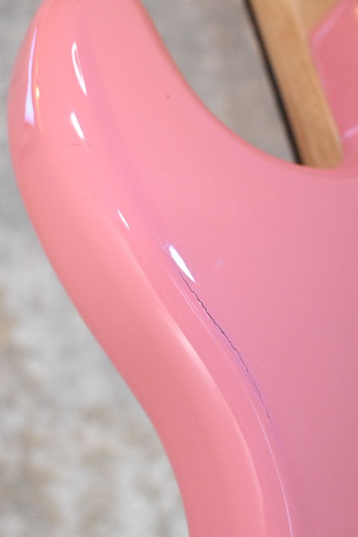 Bacchus BST Alder バッカス 旧ロゴ アルダー ピンクギター