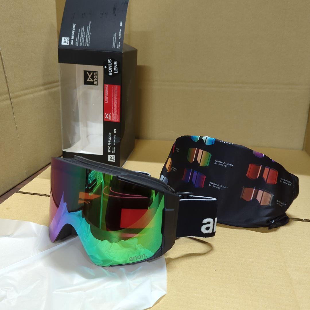 anon. シンク ローブリッジフィット ゴーグル + ボーナスレンズ 新品