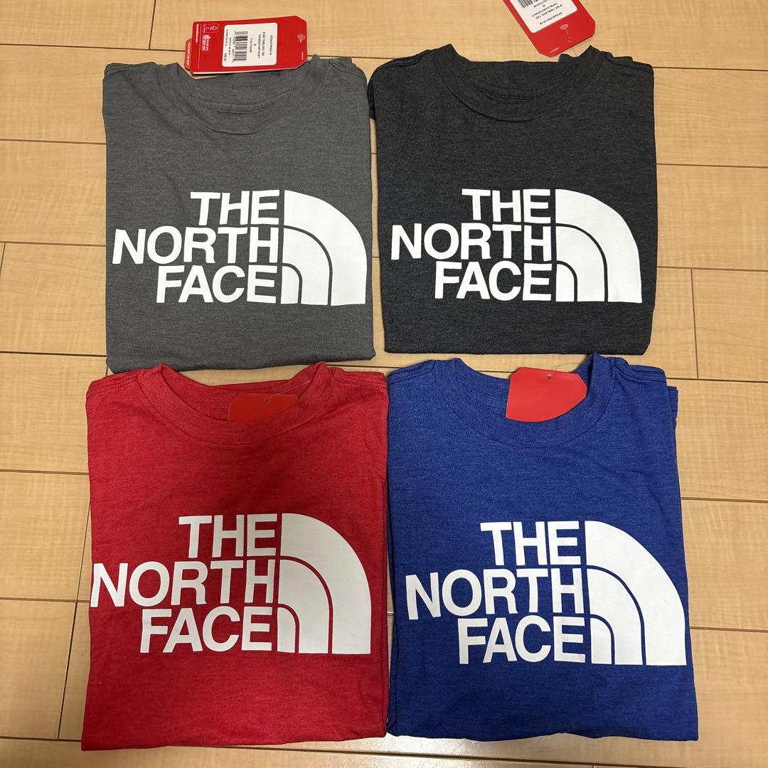【新品未使用】　キッズM10/12 ノースフェイス半袖Tシャツ　4枚セット