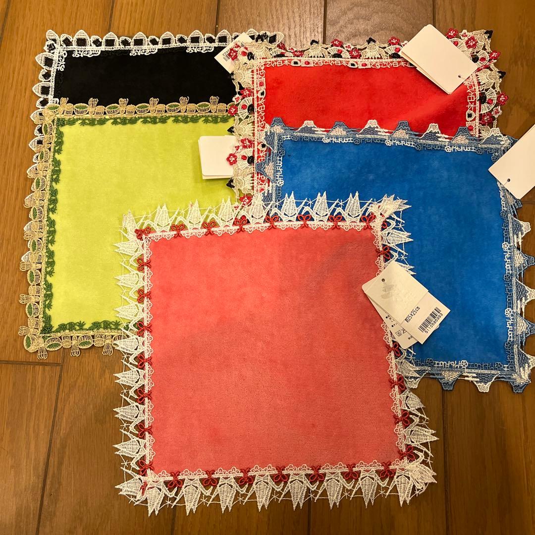 近沢レース★和柄★5枚セット★おにぎり★富士山★相撲★茶道★折り鶴