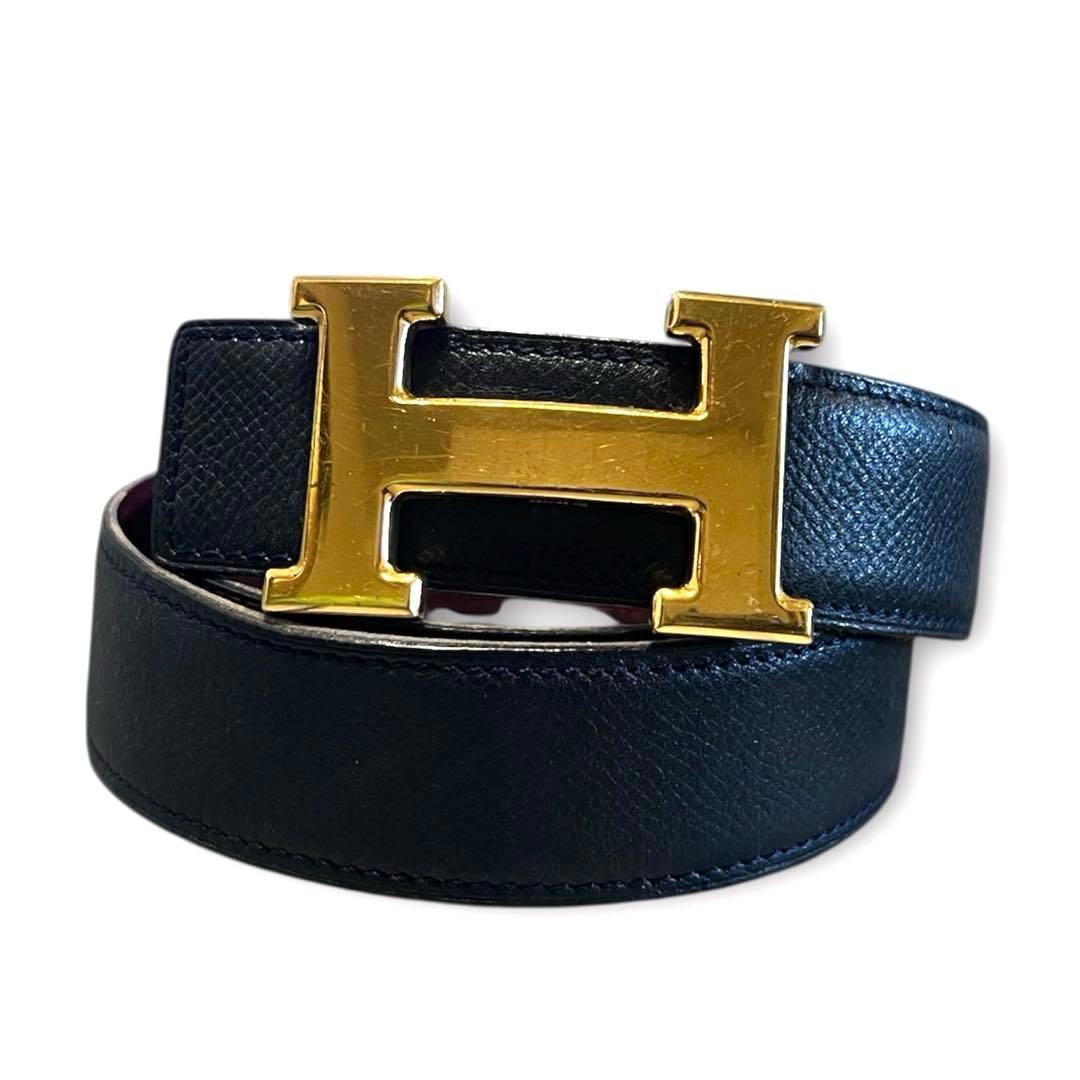 【美品】HERMES コンスタンス　ベルト　ゴールド　レディース65