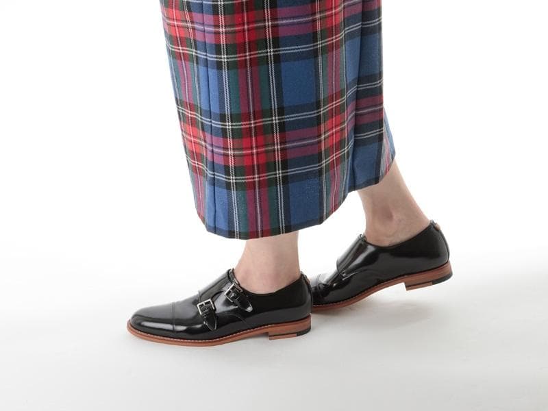 新品 リーガル F44F ダブルモンク レザー レディース シューズ 24cm