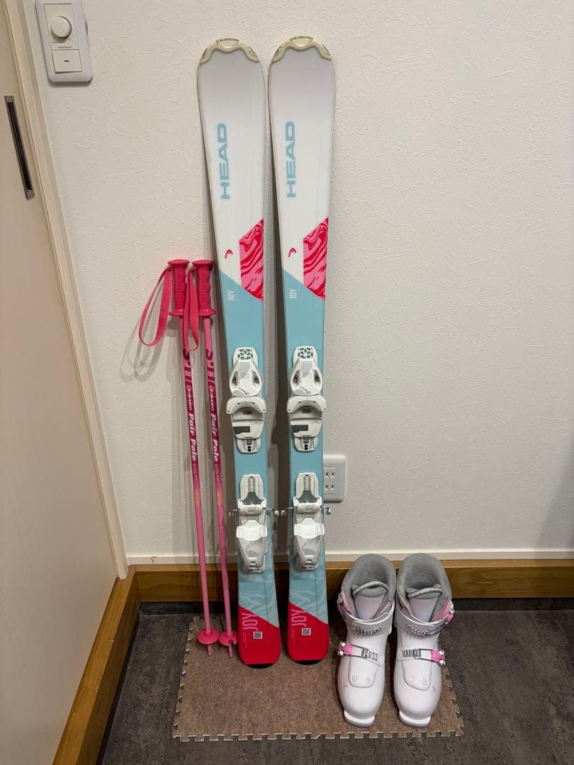 ★女の子用 4点セット メンテナンス.HOTWAX済★ salomon k2