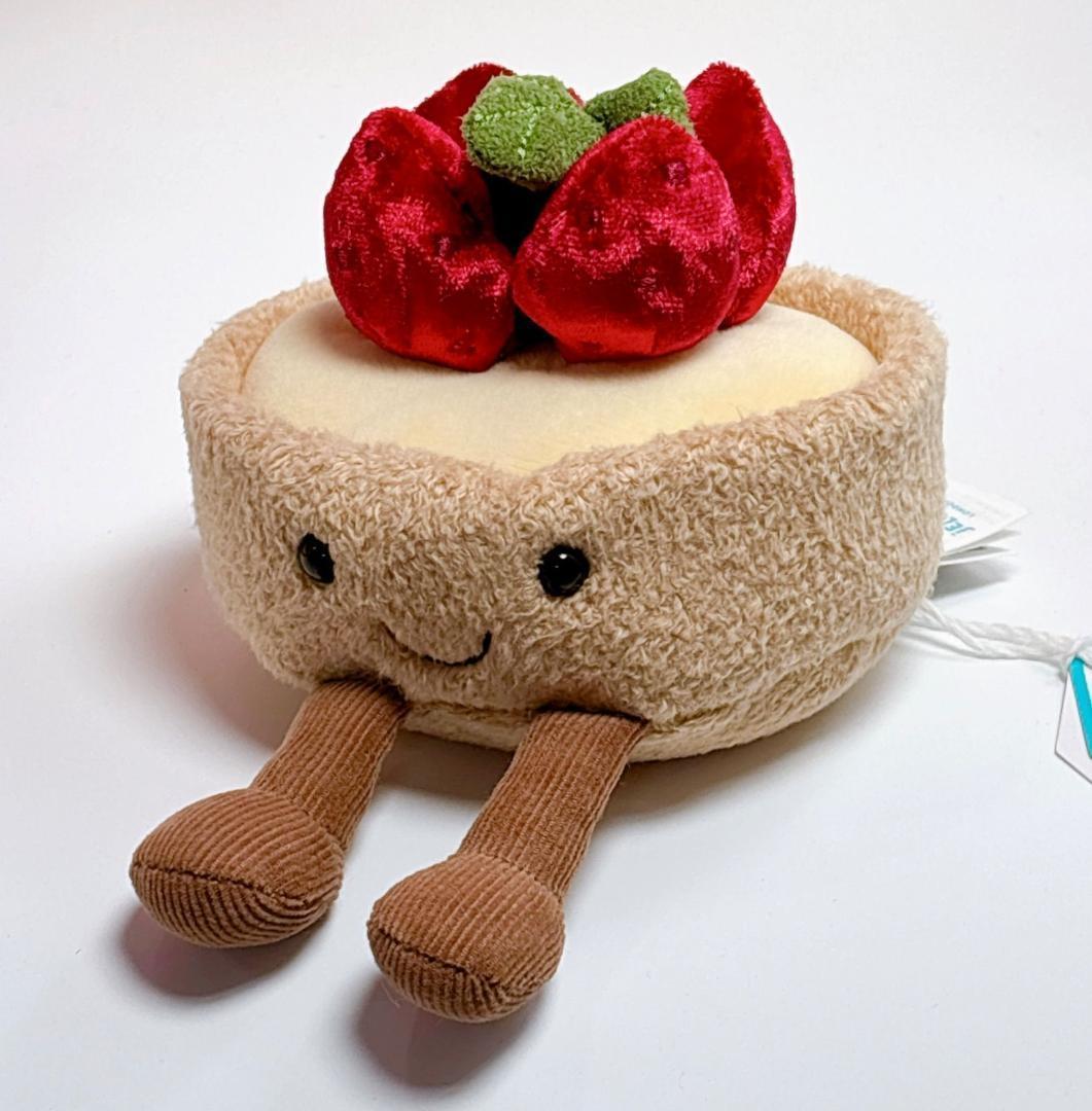 新品　ジェリーキャット ストロベリータルト　ケーキ　ぬいぐるみ　袋付き