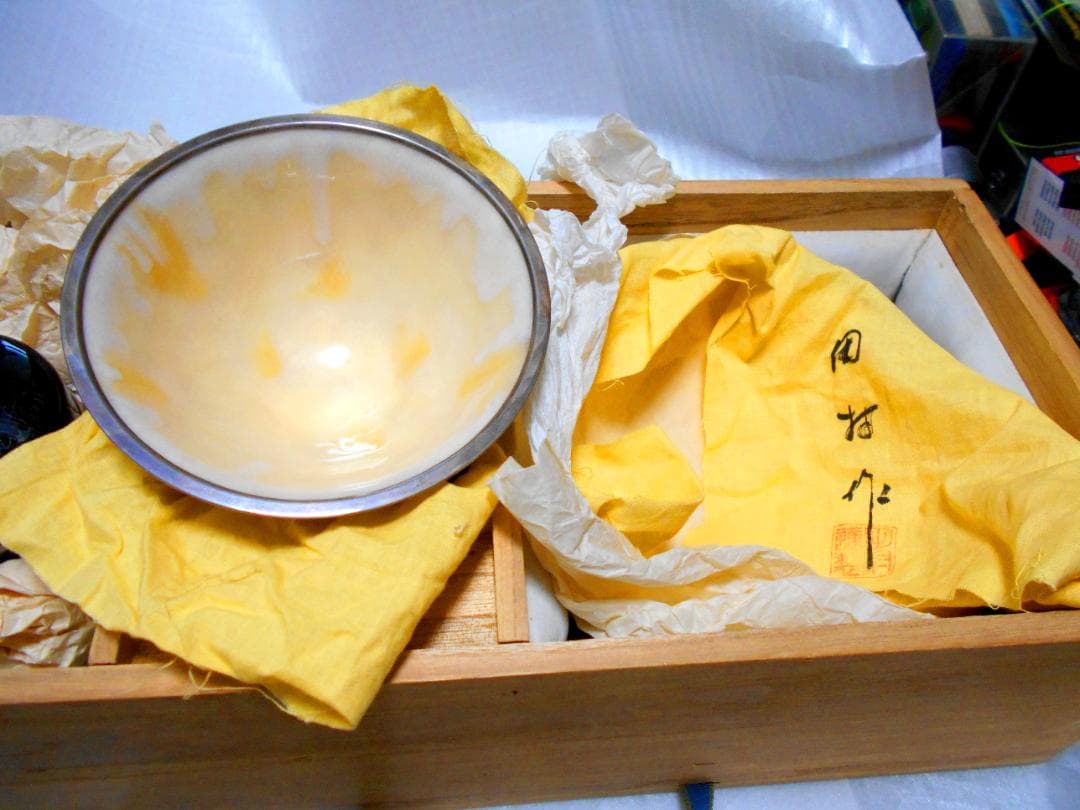 七宝焼き抹茶茶碗（大、小、ナツメ）