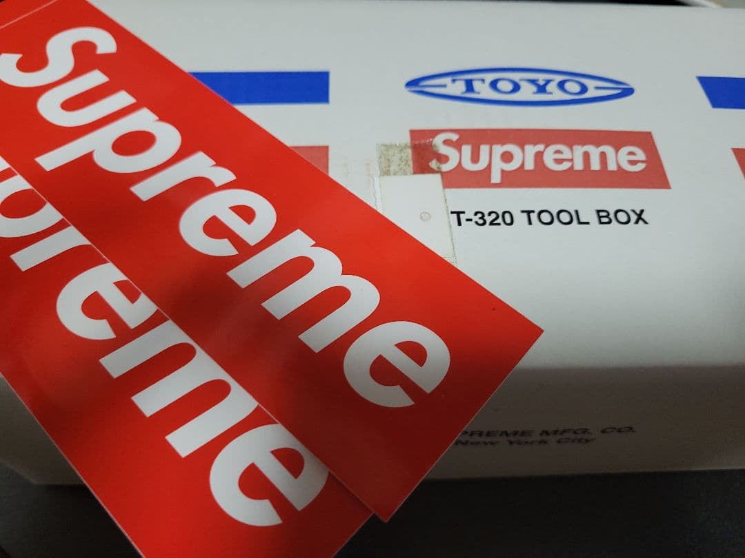 完売 supreme x TOYO スチール T-320 ツールボックス 工具箱