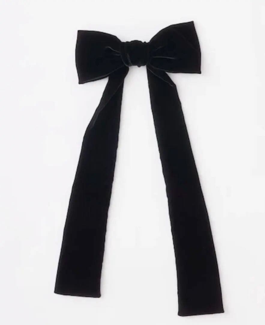 FETICO VELVET LONG BOW HAIR CLIP リボンバレッタ
