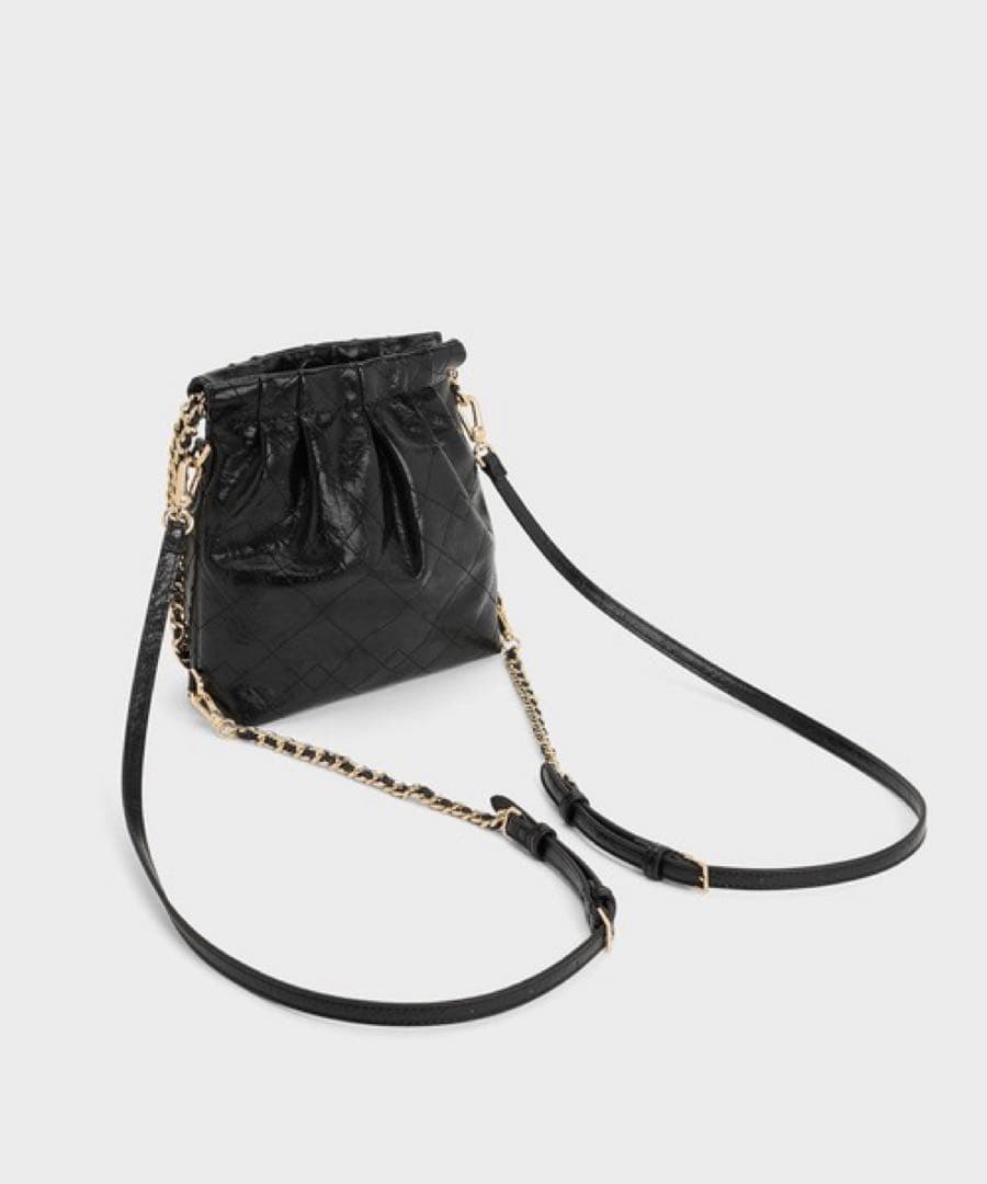 CHARLES & KEITH Duo チェーンハンドルツーウェイバックパック