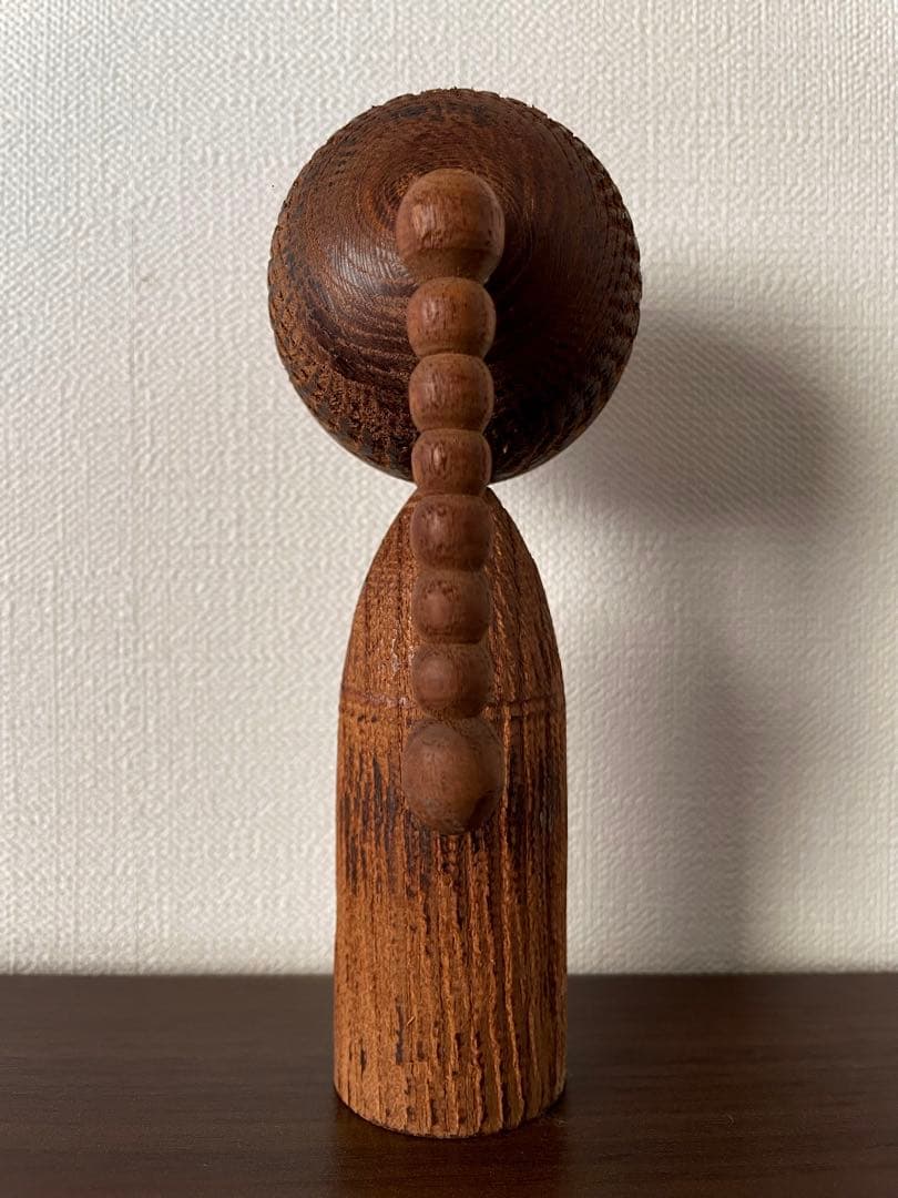ペア 石原 日出男 Hideo 創作 こけし 可愛い レトロ kokeshi