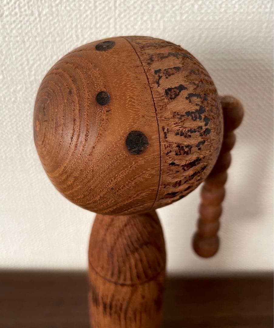 ペア 石原 日出男 Hideo 創作 こけし 可愛い レトロ kokeshi