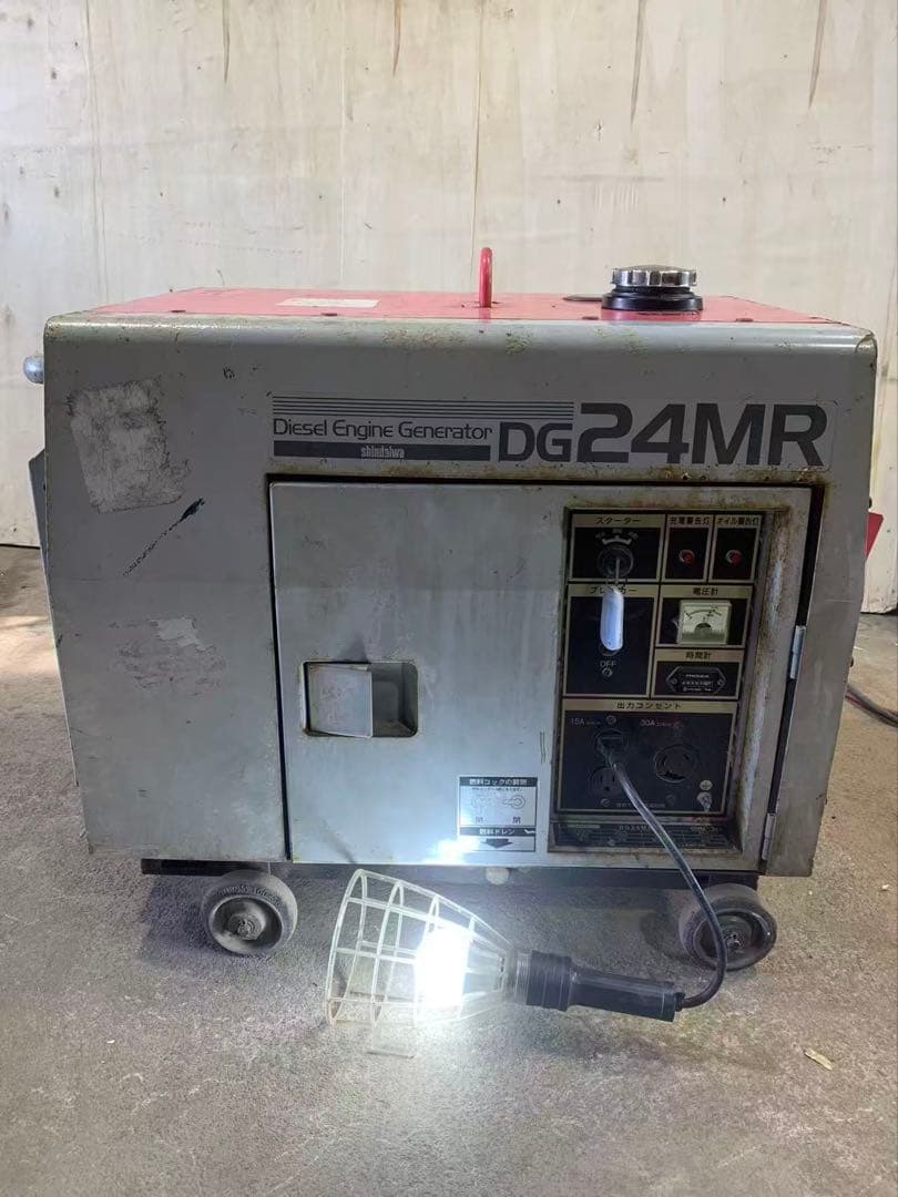 S新ダイワ DG24MR ディーゼルエンジン発電機 60HZ （B990）