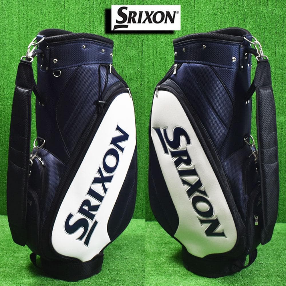 SRIXON/スリクソン ゴルフ キャディバッグ９型【ネイビー】美品！