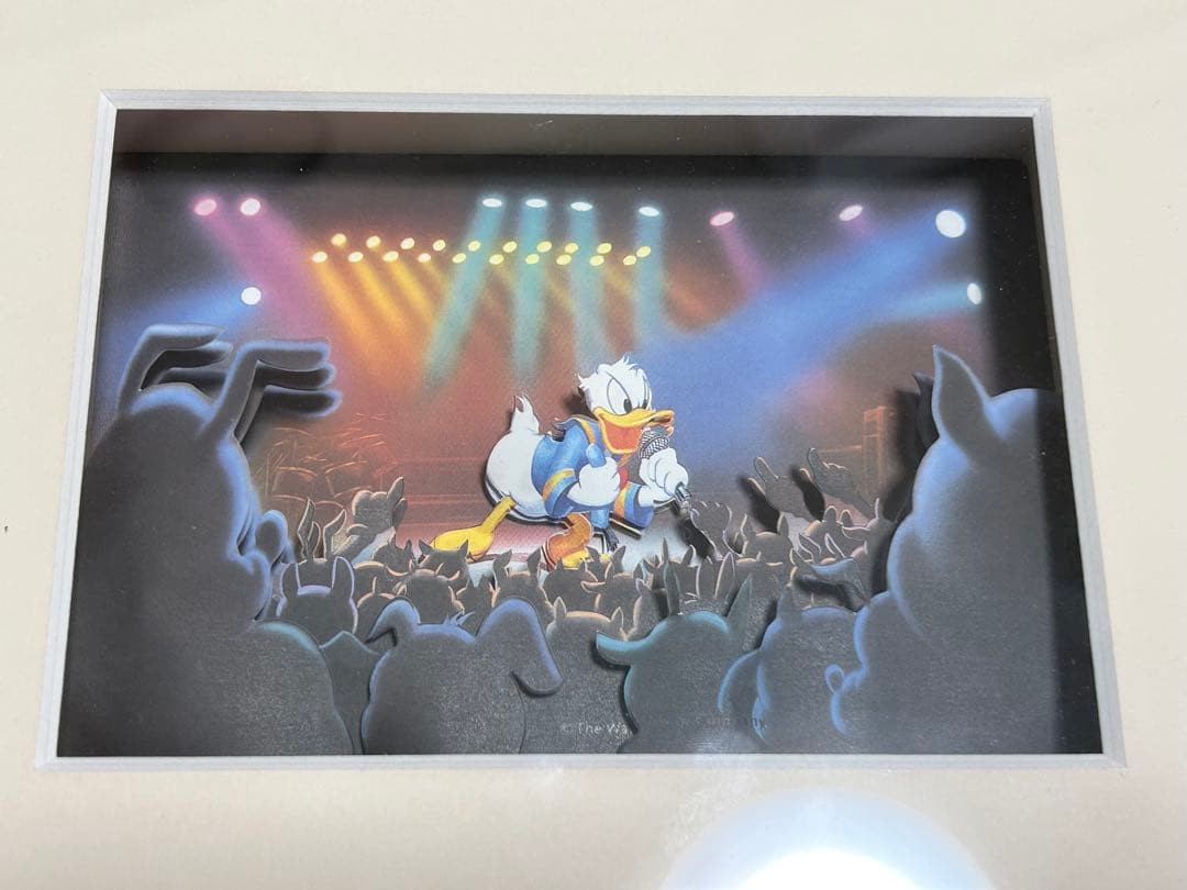 ドナルドダック　額入りアート