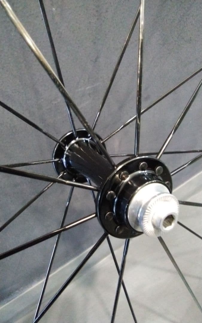 新品未使用 ヒルクライム決戦用 完組ホイール ペア1055ｇ