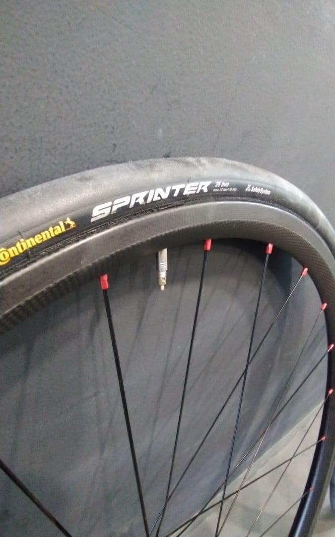 新品未使用 ヒルクライム決戦用 完組ホイール ペア1055ｇ