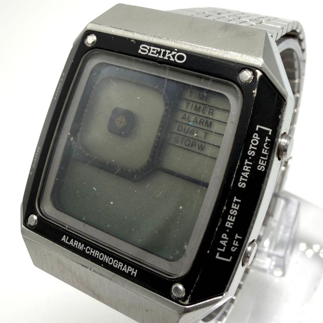 【希少】SEIKO 腕時計 デジボーグ メンズ G757-401A デジタル