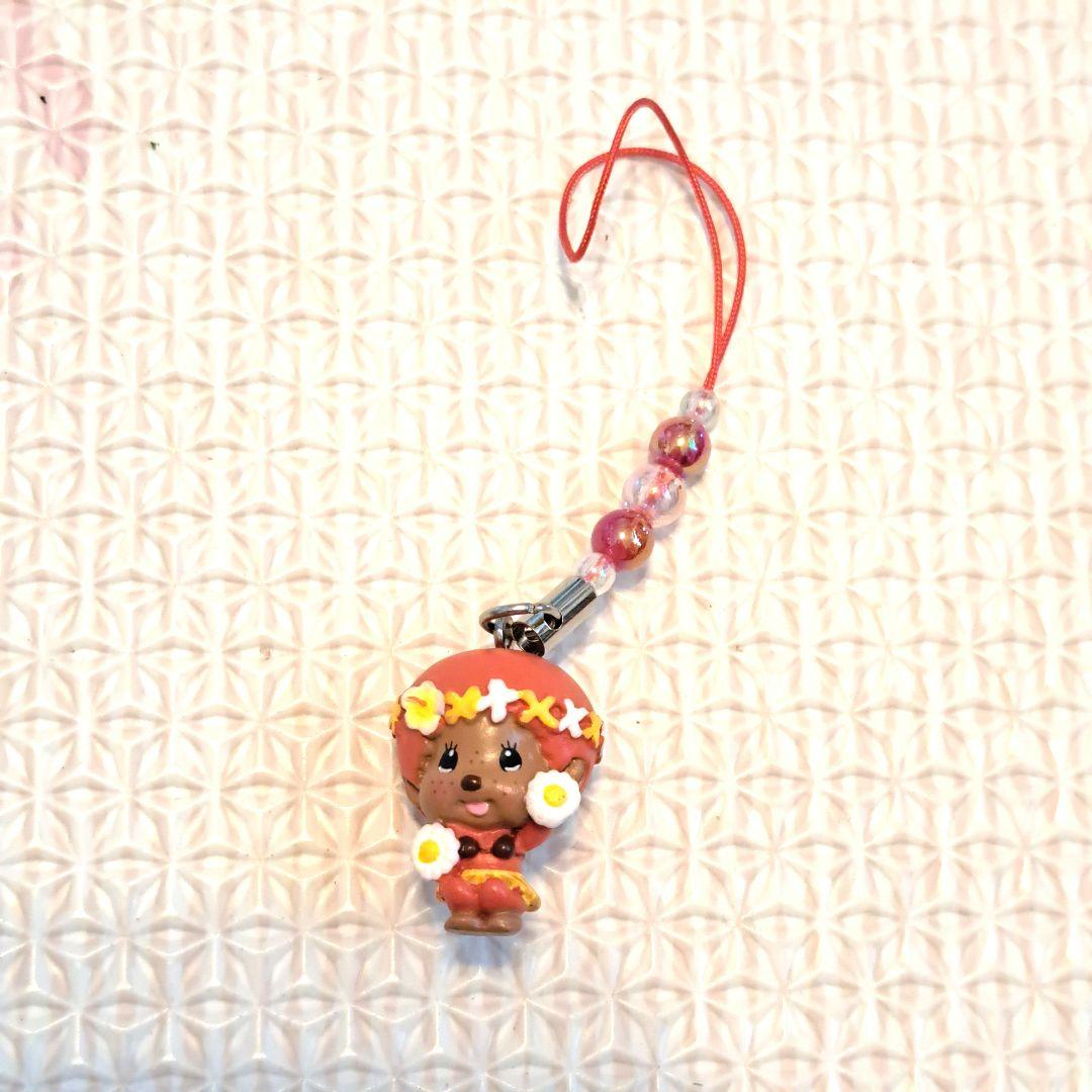 もんちっち　フラガール ストラップ　ハワイアン　フラダンス　オレンジ　日焼け