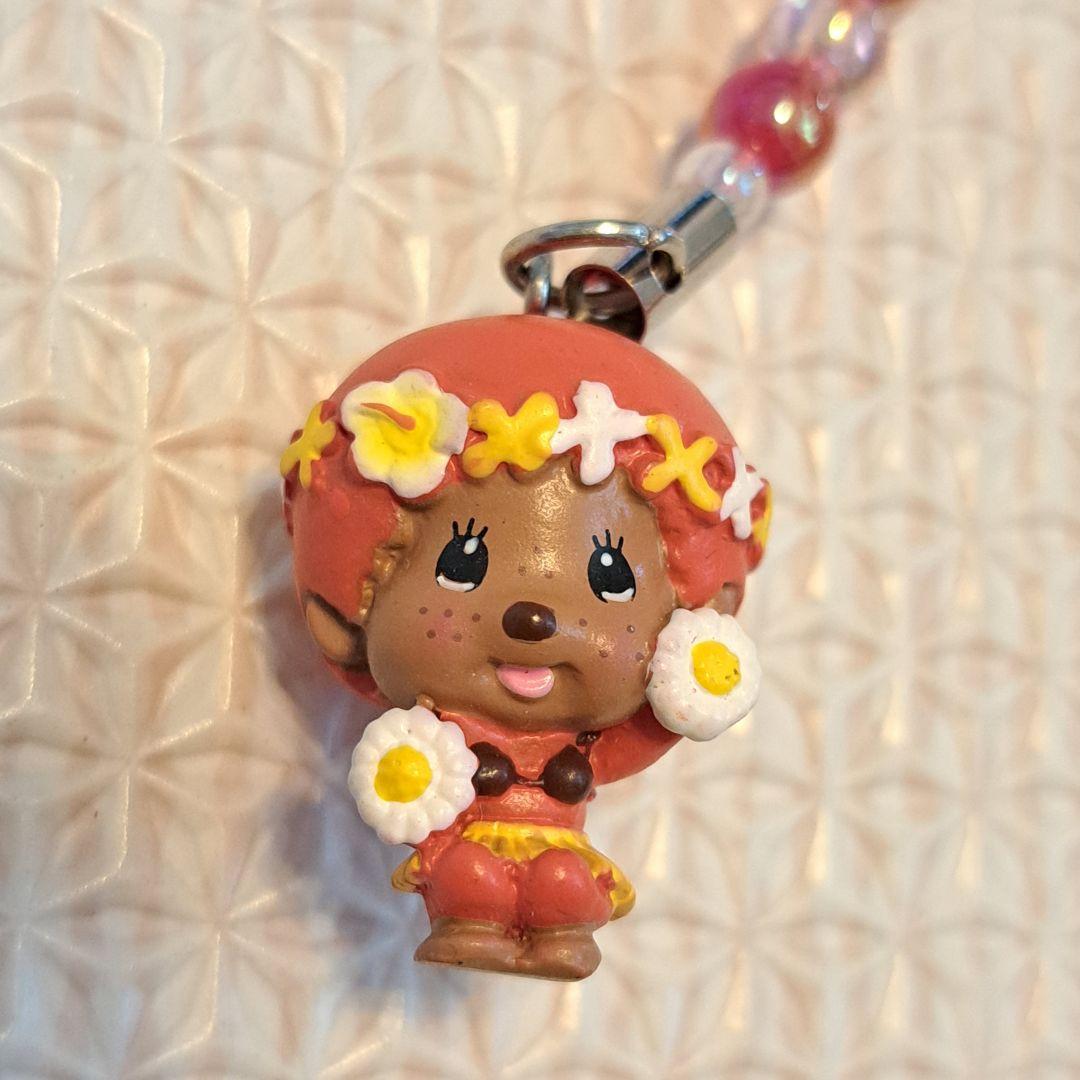 もんちっち　フラガール ストラップ　ハワイアン　フラダンス　オレンジ　日焼け