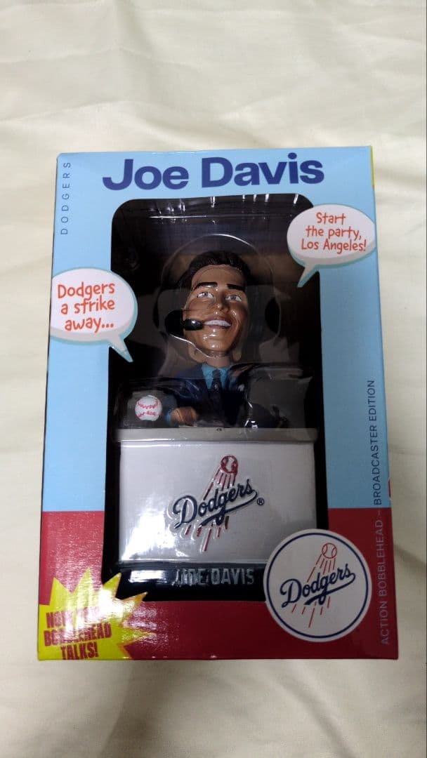 【早い者勝ち】ドジャース Joe Davisボブルヘッド 9月19日配布品