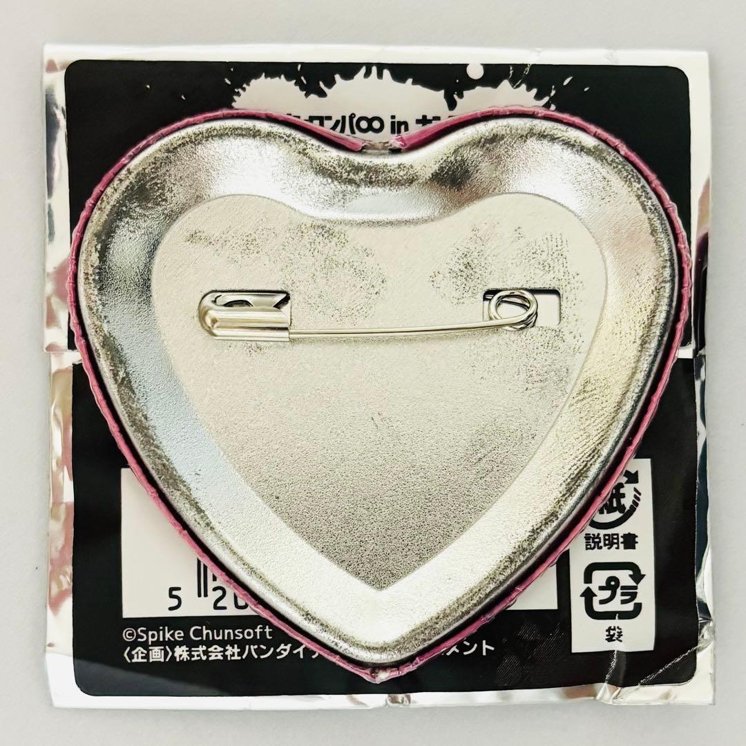 ダンガンロンパ ナンジャタウン テレ顔 照れ顔 ハート缶バッジ 江ノ島盾子 偽