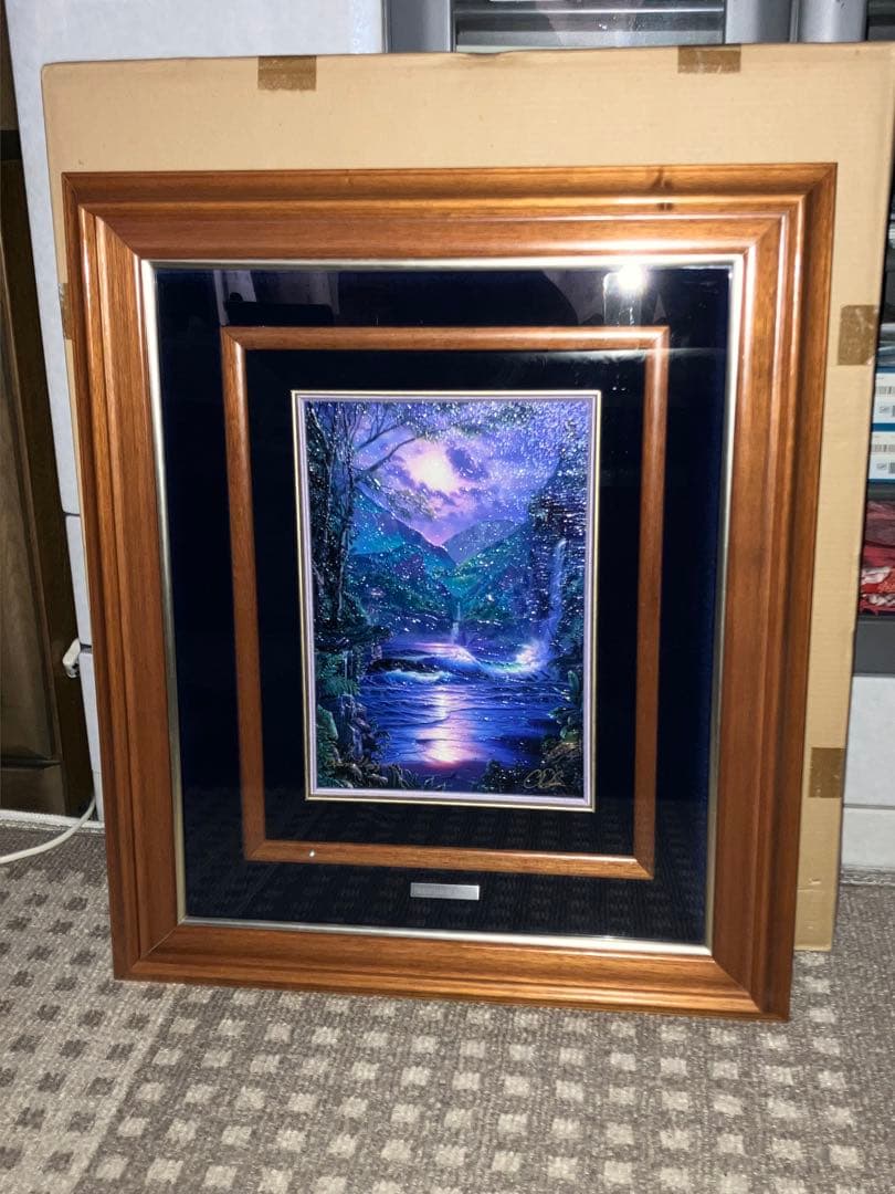 ラッセン 原画 真作保証 シークレット・プレイス 証明書 オリジナル 豪華額装