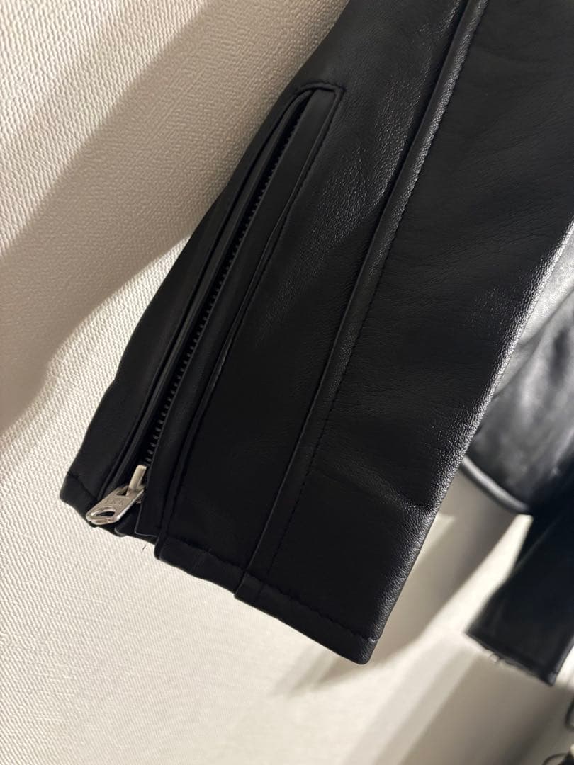 【新品未使用】ブラック レザージャケット JEANASIS（ジーナシス）