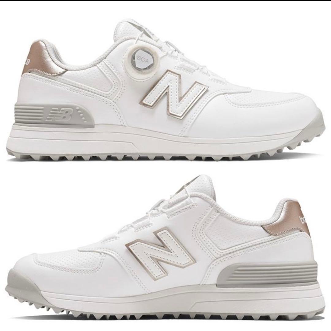 ニューバランスゴルフ スパイクレス レディース WG574BA4 ゴールド