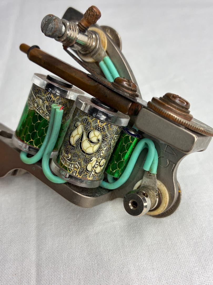 希少▪️タトゥーマシン　SSMFG　シルバー　tattooマシン　コイルマシン