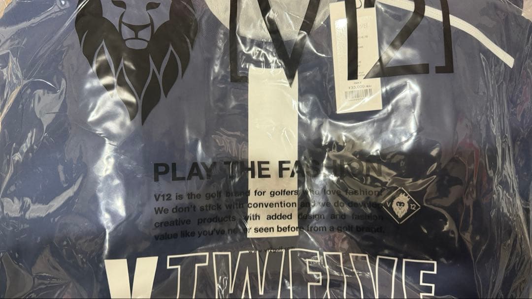 新品・未使用❗️V12 スニード　ゴルフウェア　 長袖　ネイビー