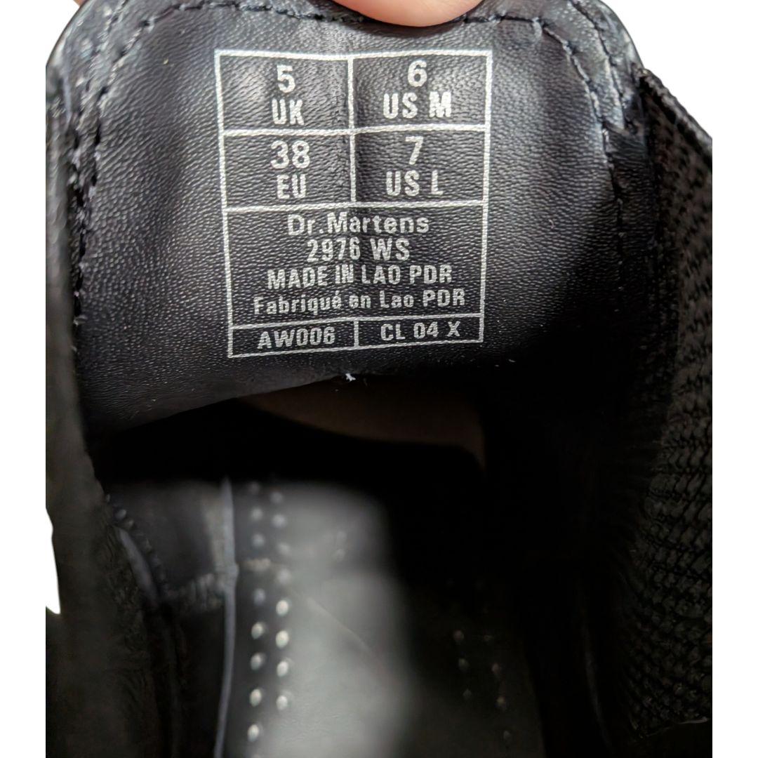 ドクターマーチン 2976 ホワイトステッチ サイドゴア チェルシーブーツUK5