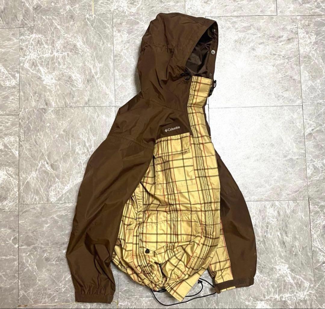 ビ*パ様 Columbia チェック柄ナイロンジャケット
