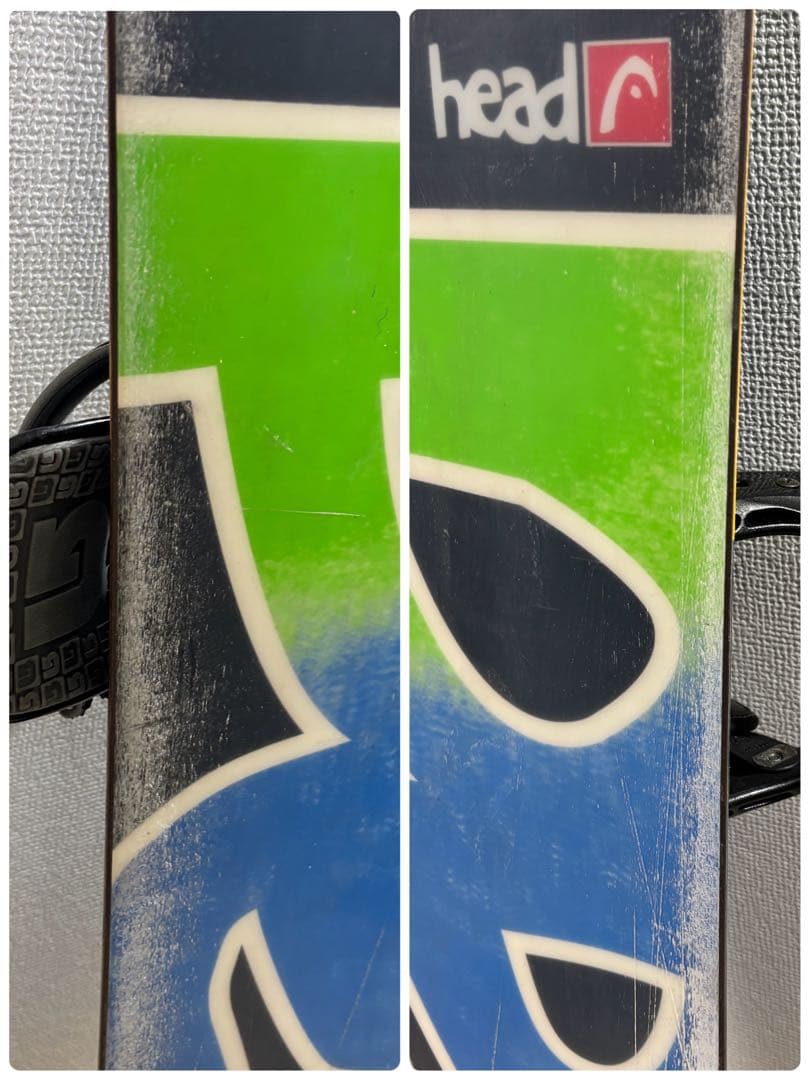 【Wax掛け後に発送】HEAD ボード153cm BURTON ボードセット